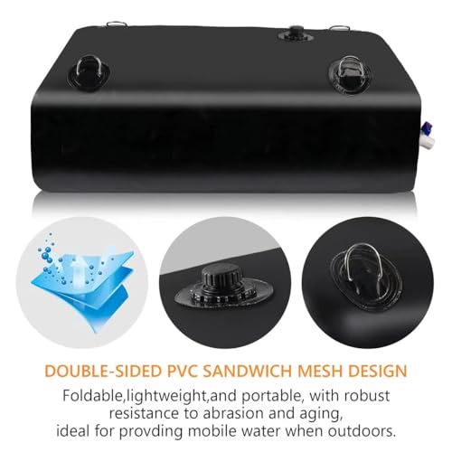Portable Water Storage Bladder Tank for Camping Emergency Use 1000d PVC