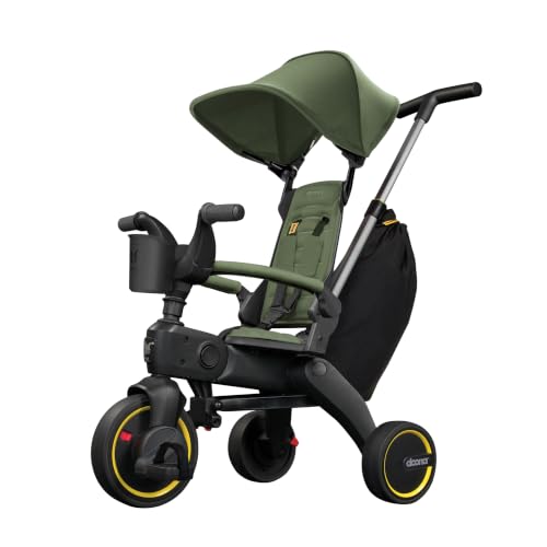 Doona Liki Trike S3 Desert Green 5-in-1 Foldable Toddler Tricycle
