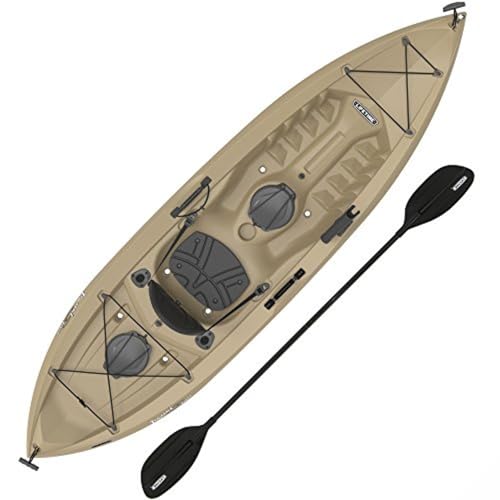 Lifetime Tamarack Angler 100 Fishing Kayak with Paddle & Multiple Storage