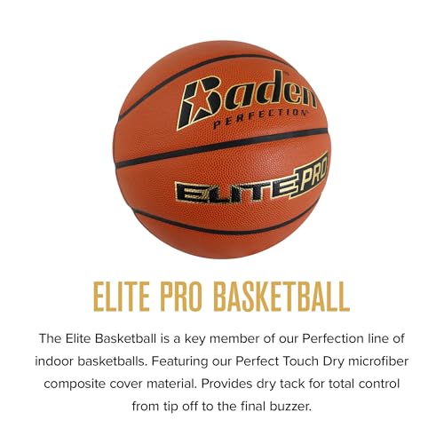 Indoor Basketball - Size 7 (29.5 Inch) Elite Pro Composite Leather Ball