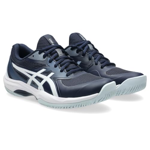 ASICS Women's Game FlyteFoam Tennis Shoes 8.5 Midnight White - Lightweight Support
