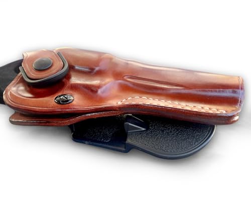 Leather Revolver Holster for PC Mod 686 .357 6-Shot Unfluted Cylinder 4-Inch Barrel