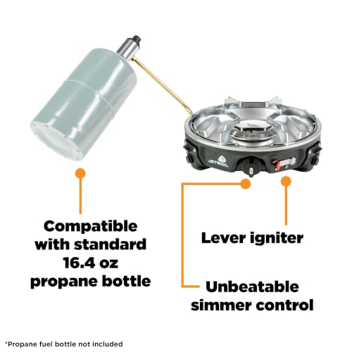 Jetboil HalfGen Camping Stove with 9-Inch Nonstick Fry Pan - Portable Outdoor Cooking System