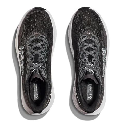Hoka Men’s Mach 6 Running Shoes - Size 9.5, Black/White