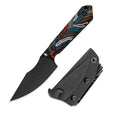 Kizer Mini Harpoon Fixed Blade Knife with Sheath - 3V Steel, G10 Handle, Compact EDC