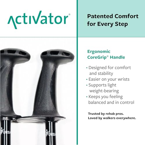 Adjustable Walking Poles for Balance & Rehab - Lightweight, Collapsible, Ergonomic Handles