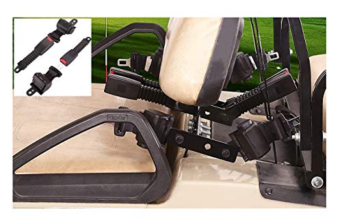 Universal 4 Passenger Golf Cart Seat Belts Kit for EZGO, Yamaha, Club Car