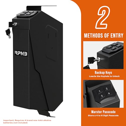 RPNB RP311E Wall Mounted Pistol Safe - Small Firearm Security Safe
