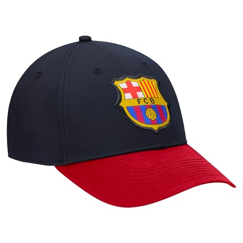 Unisex FC Barcelona Cap - Officially Licensed Sports Hat, Navy, One Size
