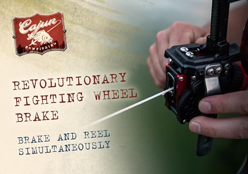 Cajun Bowfishing Winch Pro Bowfishing Reel Right Hand - Heavy Duty Aluminum Frame