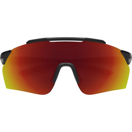 Smith Unisex Ruckus Performance Sunglasses - Matte Black Frame | ChromaPop Red Mirror Lens