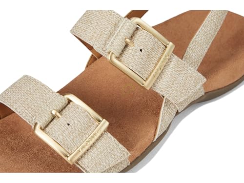 Vionic Women's Reese Slingbacks - Oatmeal Beige Synthetic Fabric, 8.5