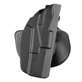 Safariland 7378 7TS ALS Paddle & Belt Loop Holster for Glock 17/22 - Plain Black, Right Hand, SafariSeven Nylon