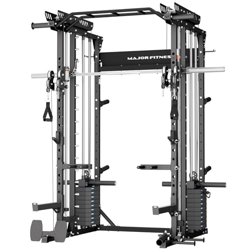 Home Gym Smith Machine with Weight Stacks BK MAX V - 2500LB Capacity