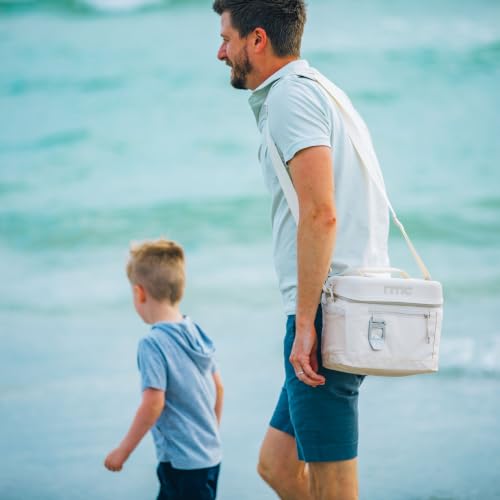 RTIC Soft Sided Cooler Bag - Insulated Portable Cooler for Camping, Beach, Lunch, Black