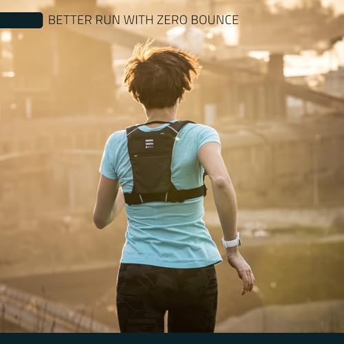 Sub90 Running Hydration Vest No-Bounce Water Pack - Edgy Black, M-L-XL