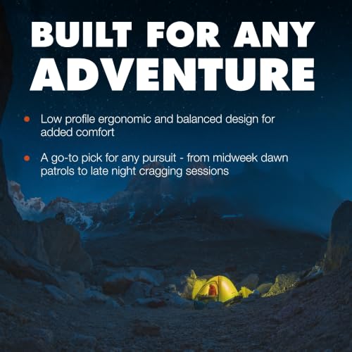 BLACK DIAMOND Cosmo 350 Headlamp - AAA Powered, Dimmable, BD Graphite Variation