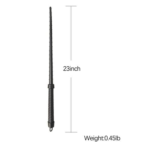 YICHI 23 inch Rubber Whip Horse Riding Crop Equestrian Sports (Black)
