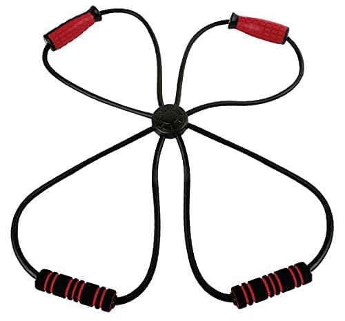 Sakar Nextgen Bluetooth Workout Equipment, Rechargeable, Anti- Slip, and Compatible with Android and iOS, Resistance Band, Black