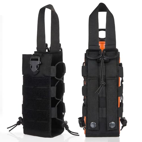 2 Pack Fuel Bottle Holder Black Stylish Style Rugged Durable Motorcycle Gear