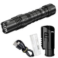 Nitecore P10i 1800 Lumen Rechargeable Tactical Flashlight with USB-C, Strobe, Holster & Organizer