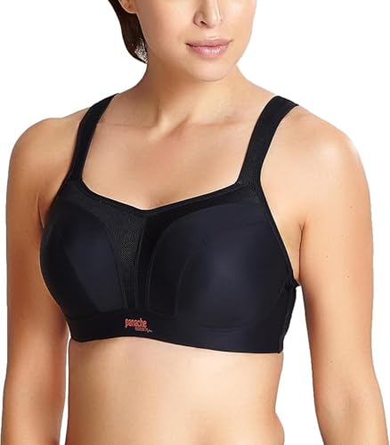 Panache Women's Power 5021 High Impact Underwire Sports Bra - 36E (Black)