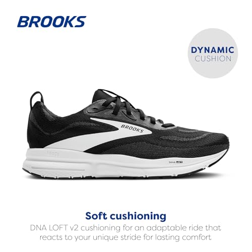 Brooks Women’s Trace 4 Neutral Running Shoe - Black/Grey/White, Size 6.5