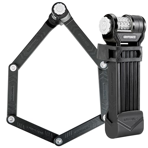 Kryptonite Keeper 585 Folding Bike Lock with 4-Digit Combination, 85cm