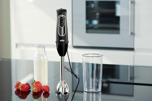 Braun MultiQuick 5 MQ505 Hand Blender with Beaker & Whisk, 350W, Dual Speed