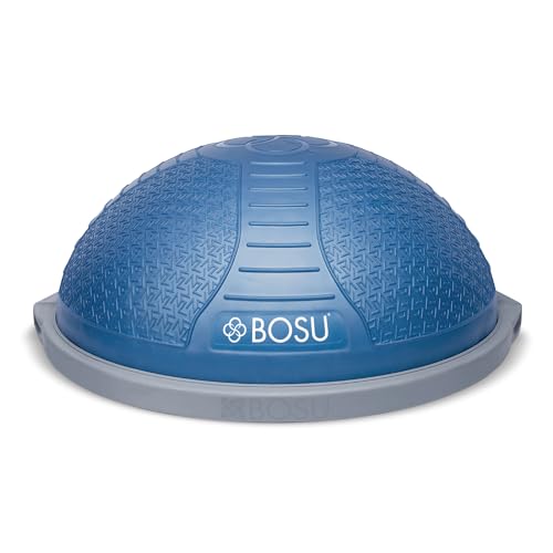 Blue 25-Inch Balance Trainer Exercise Ball with Pump - Multipurpose Fitness Equipment