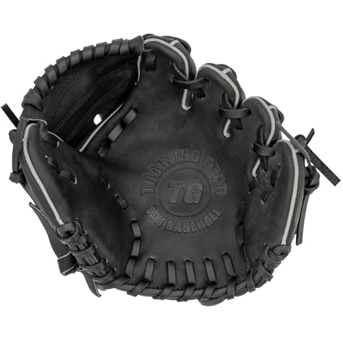 SSK Z5 Baseball Training Gloves 8.5" Black Right Hand Throw - Game-Ready Leather