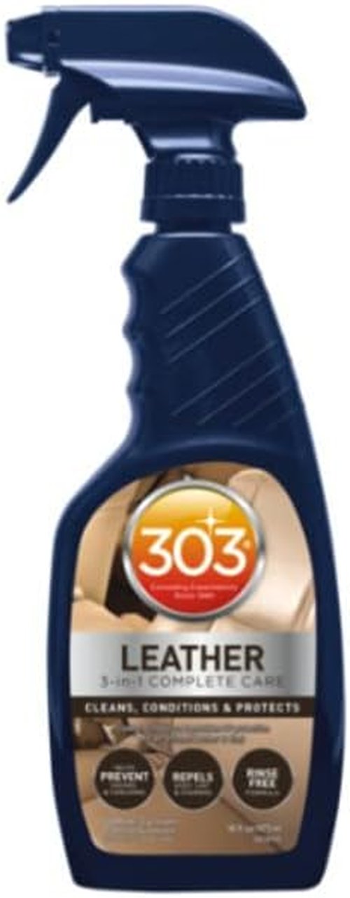 303 Automotive Protectant - 16oz | 303 Leather 3-in-1 Complete Care - 16 fl. oz.