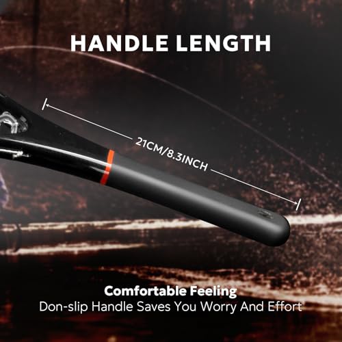 SF Carbon Fiber Fly Fishing Landing Net - Medium, Soft Rubber Mesh Catch & Release