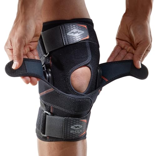 Shock Doctor Large Knee Brace Wrap Support for Patella Injury Recovery, Lateral & Medial Stability