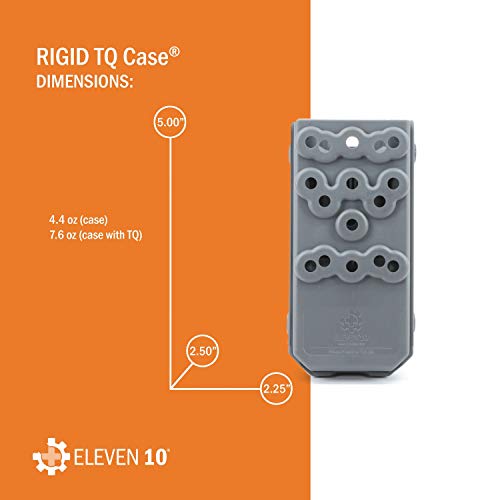 Rigid TQ Case for C-A-T Tourniquet with Basketweave Texture and Belt Attachment - Tourniquet Included