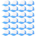 Lblue White 24 Pcs Sublimation Mesh Trucker Hats Baseball Cap for Men Women