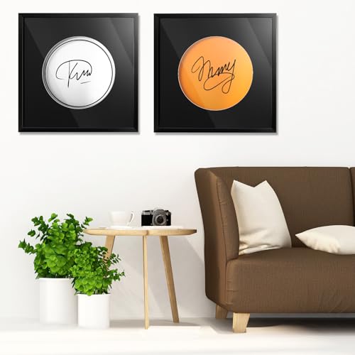 14 Inch Drum Head Display Frame Wall Mount Wooden Acrylic Cover