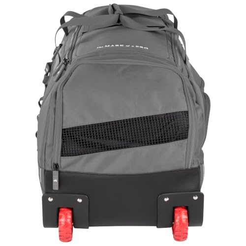 Rawlings YADI 2.0 Wheeled Catcher's Bag Graphite 37" L x 14" W x 14" H Baseball Softball Gear Bag