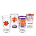 Tervis 16oz Clemson Tigers Insulated Travel Tumblers 4-Pack - Keeps Drinks Hot & Cold