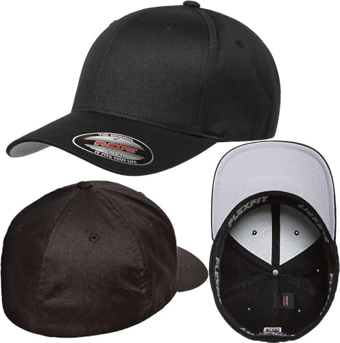 Daddy Flexible Fit Hat Black Large-X-Large Curved Brim Cap