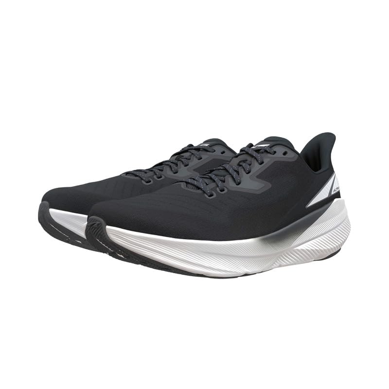 Men's Experience Flow Road Running Shoe - Black & White, Size 9.5