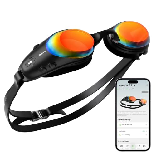 Holoswim Pro AR Smart Swim Goggles with Display, GPS & Data Tracking