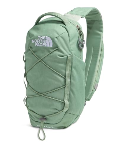 The North Face Borealis SI Backpack - Slate Moss Dark Heather, Water-Resistant, Multi-Compartment, Tablet Sleeve, Crossbody Strap