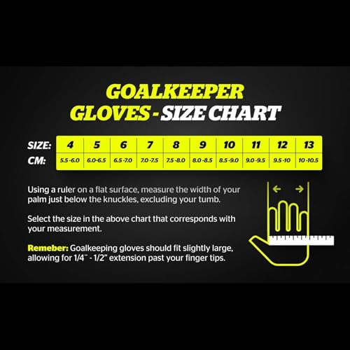 Storelli Electric Goalkeeper Gloves Blue Charge / Size 8 - High-Impact Hand Protection
