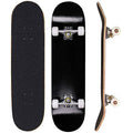All Black 31'' Maple Complete Skateboard for Beginners Kids & Adults