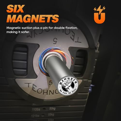 10 mm Diameter, 6-Inch Weight Stack Pin Extender for Gym Cable Machines