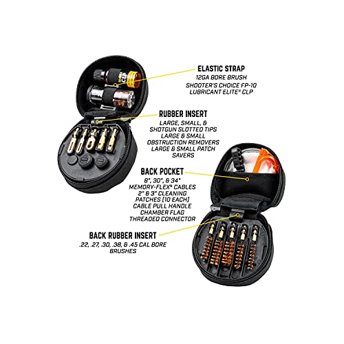 Otis Tactical Gun Cleaning Kit with 100 Patches and Accessories - Original Set