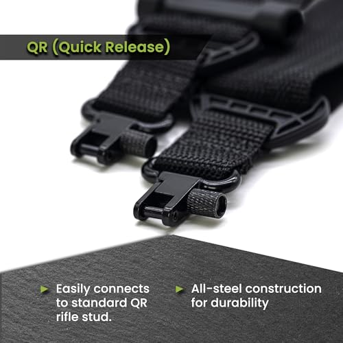 Alpine Innovations Quick-Detach Two-Point and Traditional Sling with QR Attachment