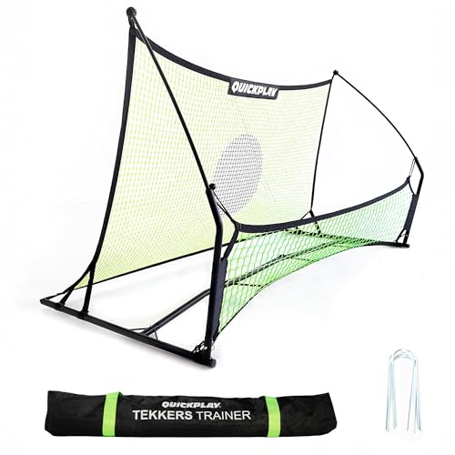 Soccer Rebounder Net 6.5x4 ft & 6.5x1.5 ft Practice Nets Portable Training Equipment