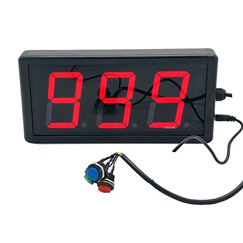 LED Up/Down Digital Counter with Remote & Buttons 3 Inch High